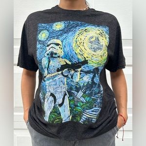 Join the Dark Side with Stormtrooper Graphic Tee 🌌🌟